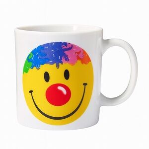 Vintage 80s Linyi Clown Mug